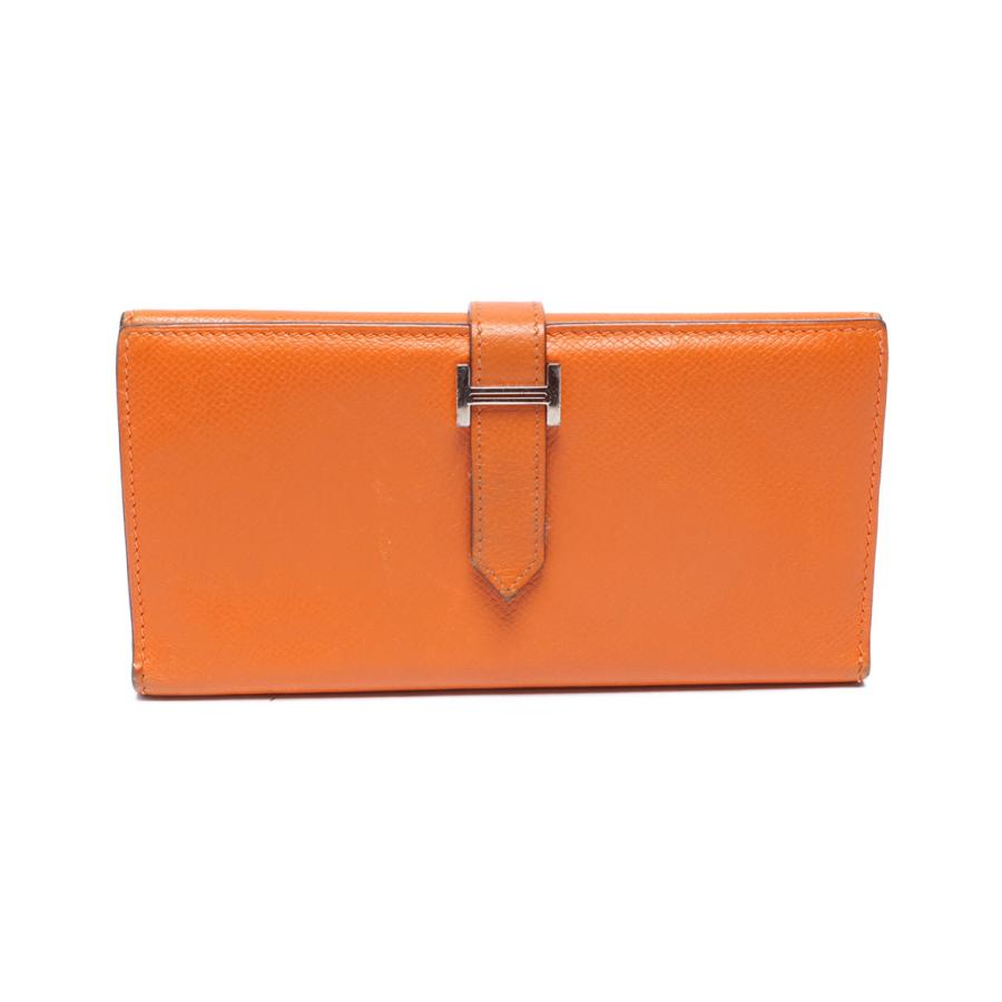 HERMES エルメス 三つ折り長財布 ベアン □I刻印 レディース 中古 