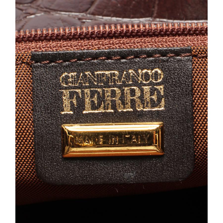 GIANFRANCO FERRE ジャンフランコフェレ 2WAYレザーハンドバッグ GIANFRANCO FERRE ジャンフランコフェレ 2WAYレザーハンドバッグ