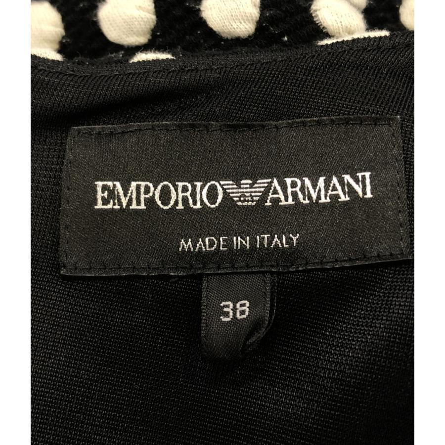 エンポリオアルマーニ ノースリーブワンピース ドット柄 レディース