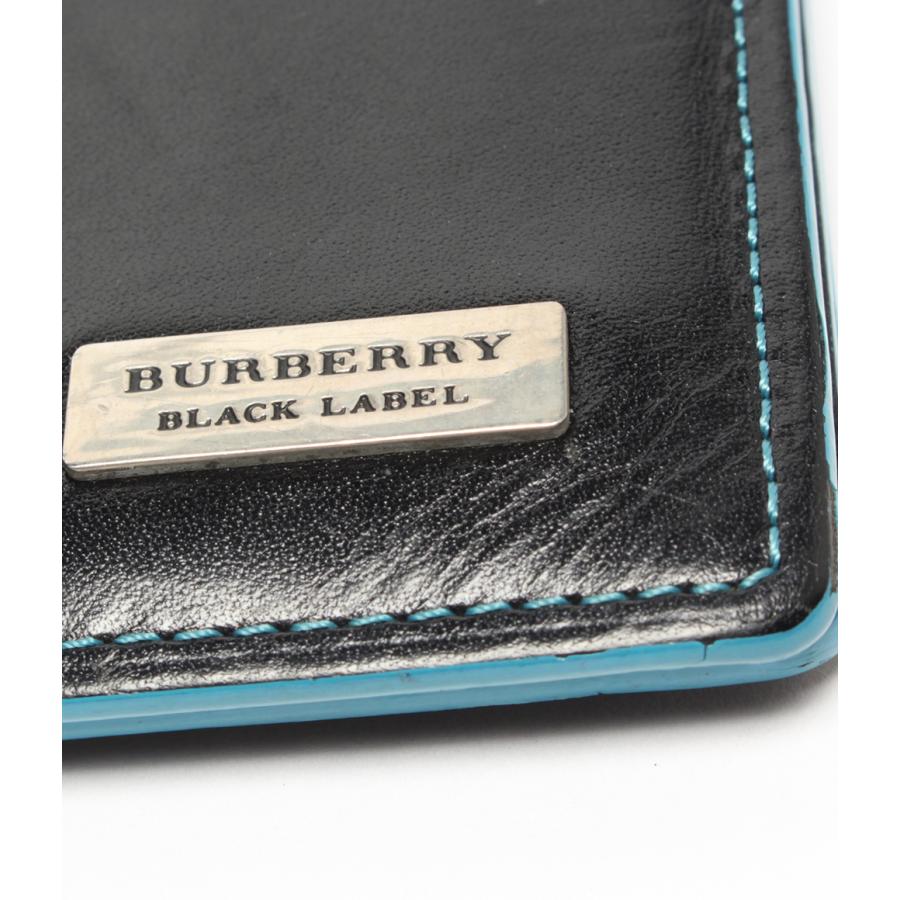 バーバリーブラックレーベル 二つ折り長財布 メンズ BURBERRY BLACK 