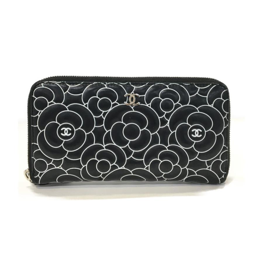 シャネル 長財布 カメリア カメリア レディース Chanel 中古 A Hugall Fashion ハグオール 通販 Yahoo ショッピング