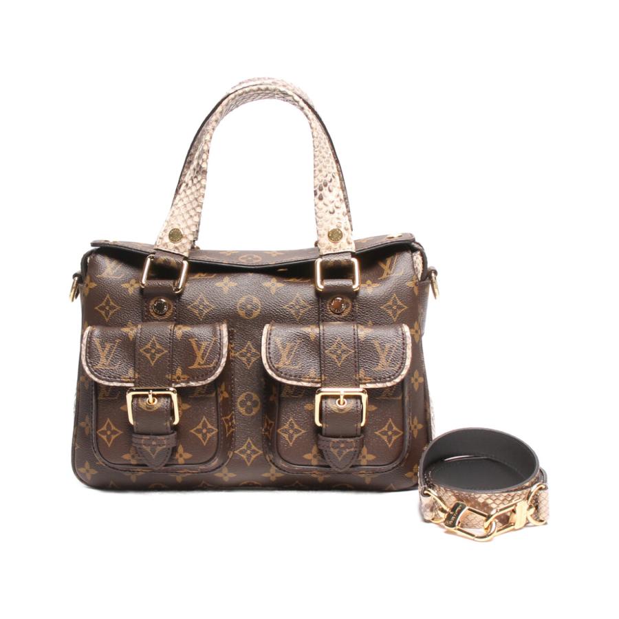 美品 Louis Vuitton モノグラム マンハッタン 2way バッグ