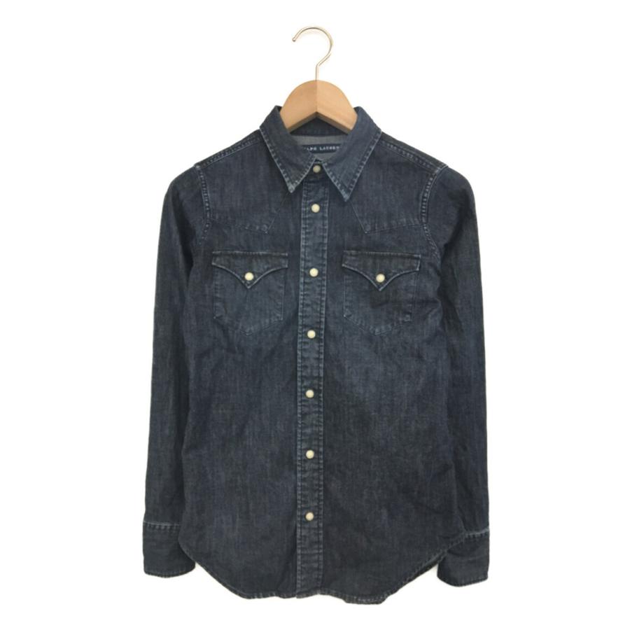 美品 ラルフローレン 長袖デニムシャツ レディース SIZE 2 (M) RALPH 
