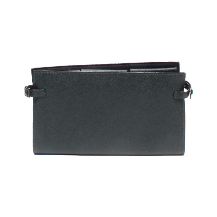 ヴァレクストラ グレインレザーポーチ クラッチバッグ メンズ Valextra  