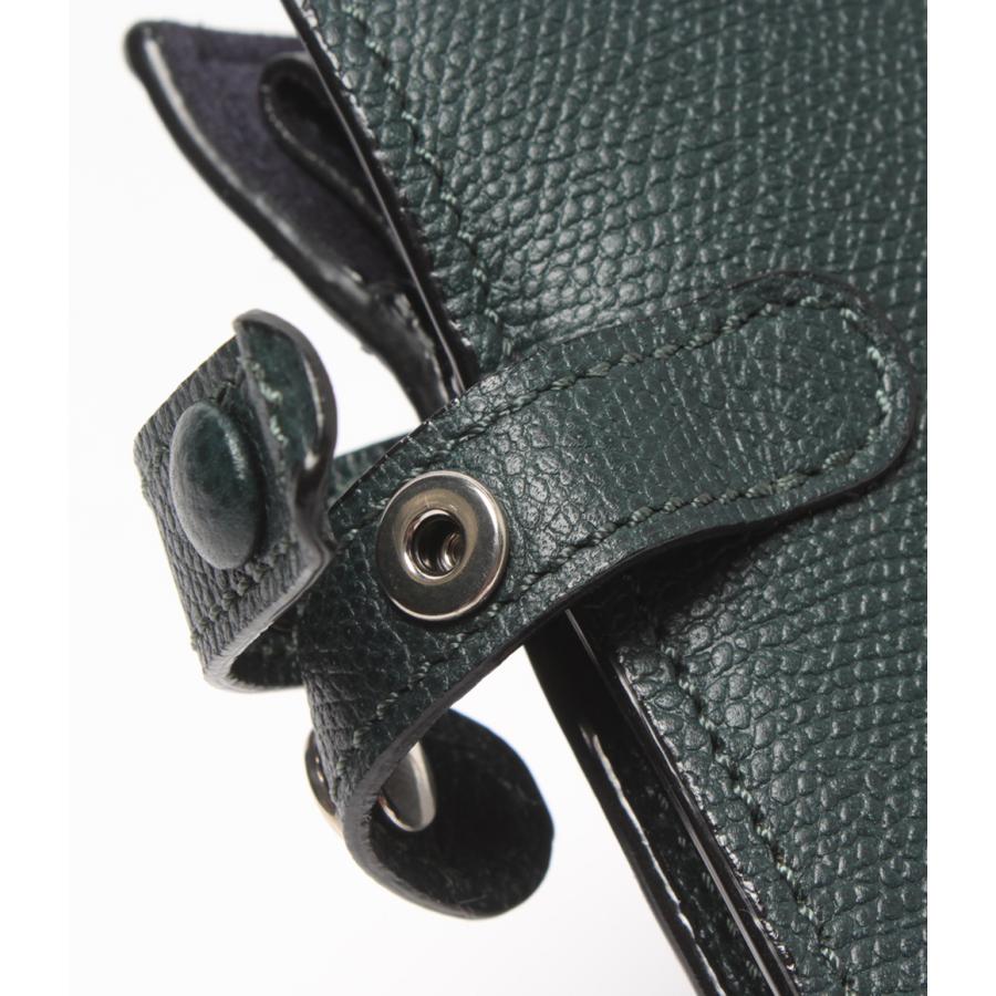 ヴァレクストラ グレインレザーポーチ クラッチバッグ メンズ Valextra  