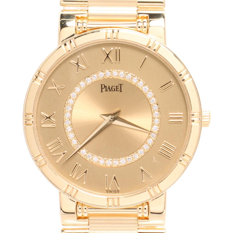 ピアジェ 腕時計 750 ダイヤ シャンパンダイヤル ダンサー nk81 クォーツ ゴールド メンズ Piaget 中古 A Hugall Fashion ハグオール 通販 Yahoo ショッピング
