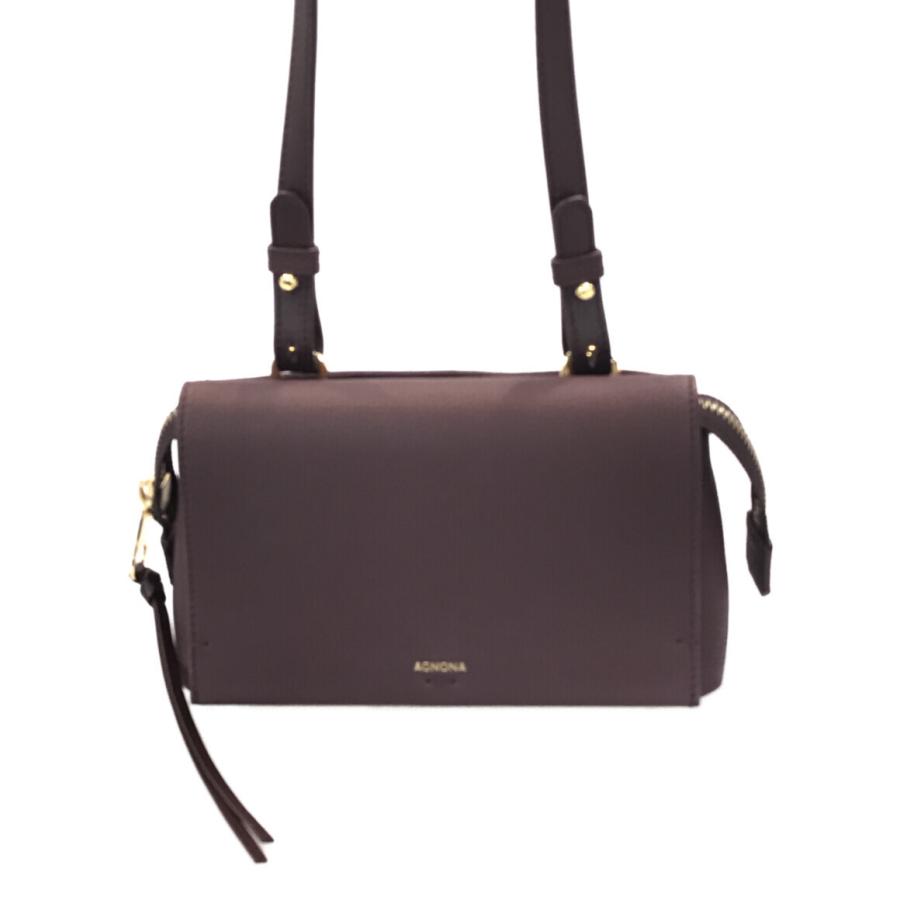 アニオナ ショルダーバッグ ボルドー レディース AGNONA 中古  