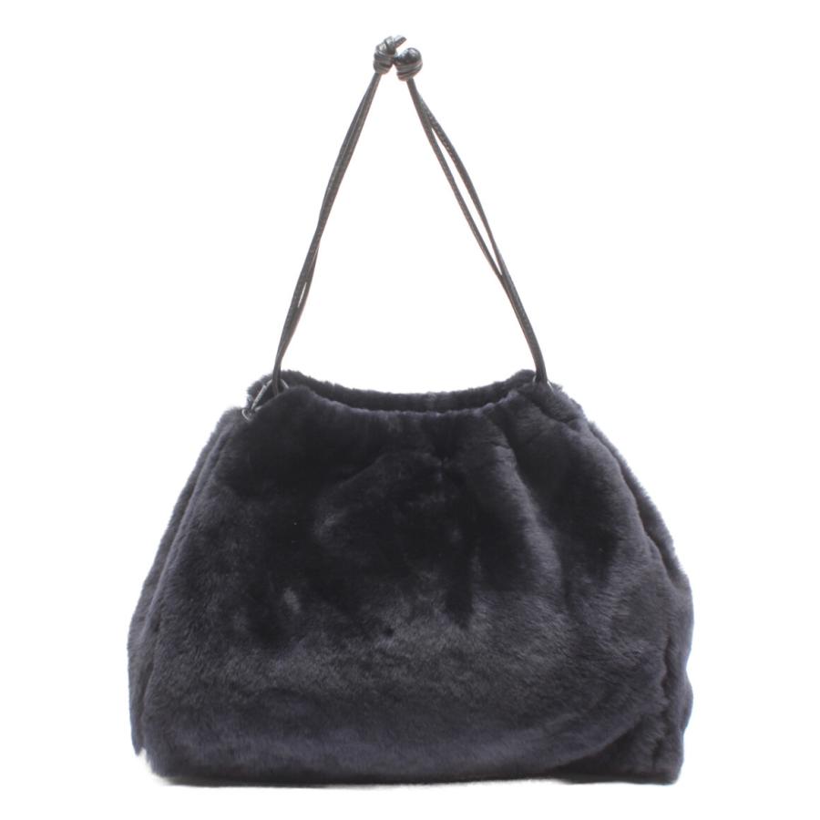 JIL SANDER ジルサンダー ファー巾着バック