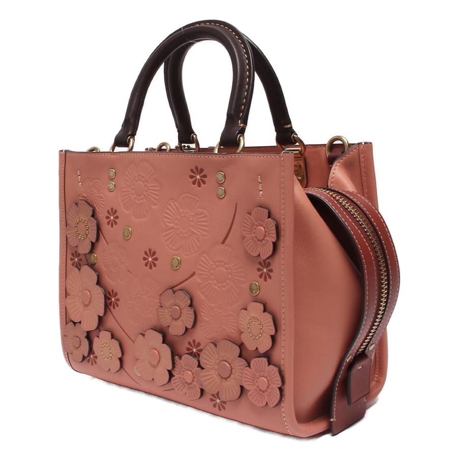 コーチ 2wayハンドバッグ ショルダーバッグ ローグ25 ウィズ ティー 