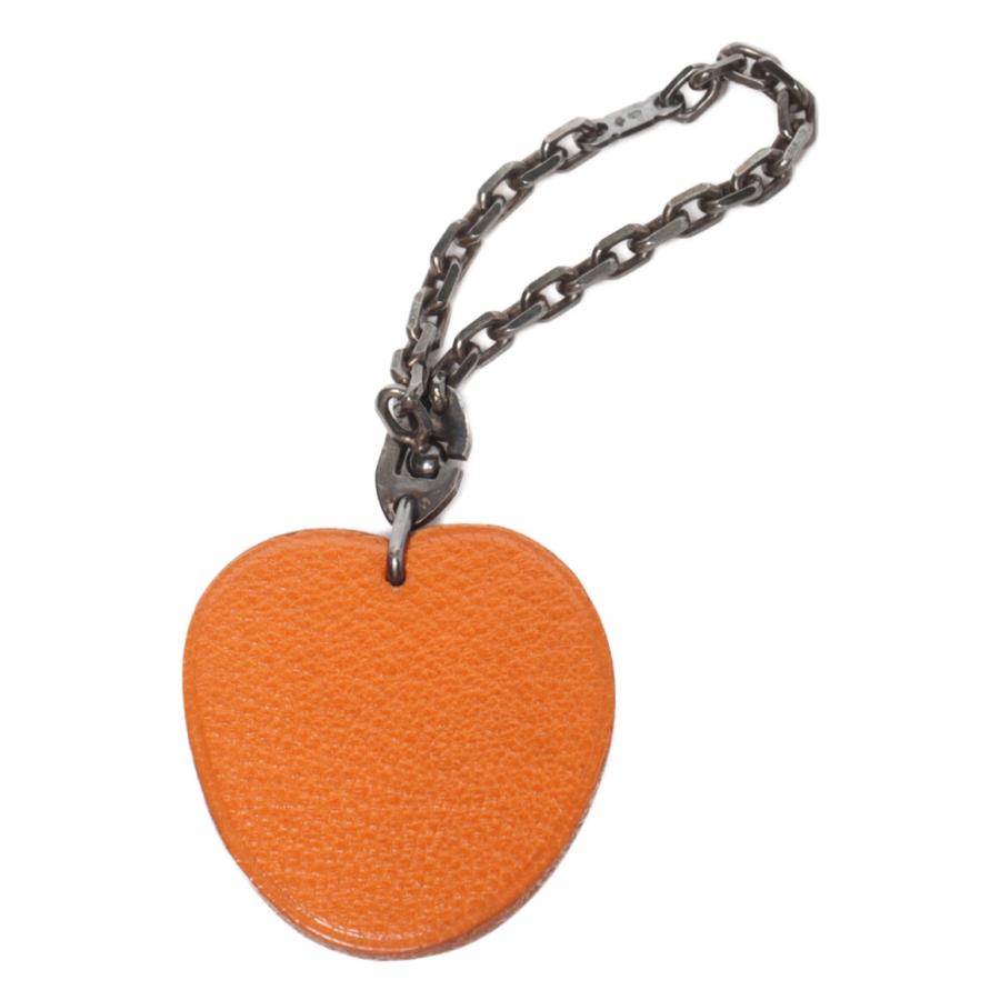 エルメス フルーツチャーム オレンジ シルバー金具 レディース HERMES