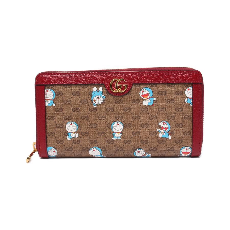 グッチ ラウンドファスナー長財布 ドラえもん×Gucci 647787 0416 ミニGGスプリーム レディース GUCCI 中古  :a150255004:rehello by BOOKOFF - 通販 - Yahoo!ショッピング
