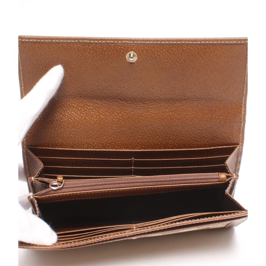 美品 グッチ 長財布 323496 GGキャンバス GGプラス レディース GUCCI 