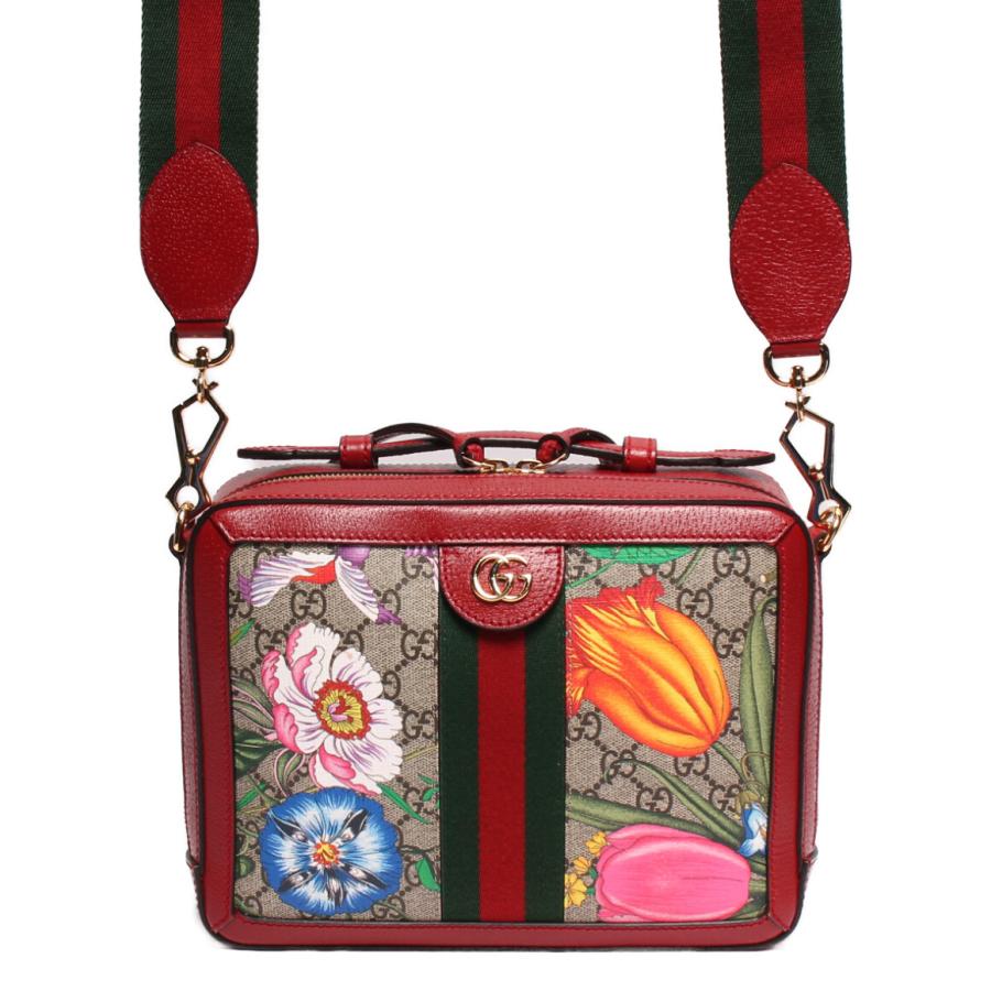 美品 グッチ 2wayショルダーバッグ 550622 001998 GGフローラ オフィ 