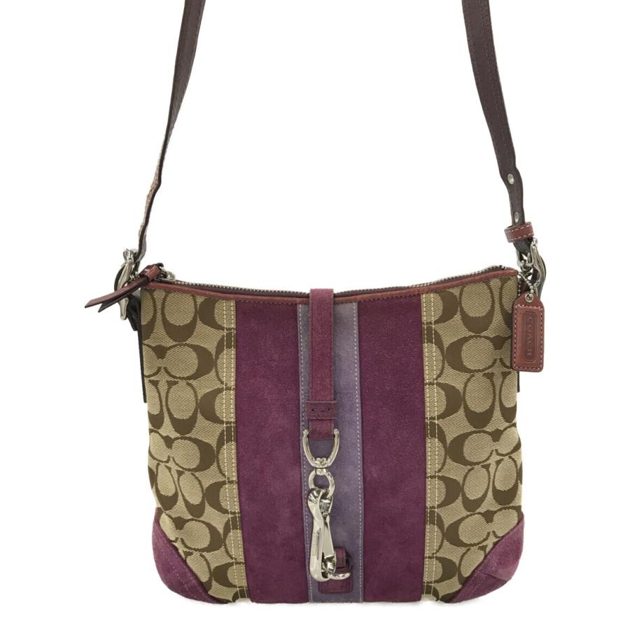 コーチ ショルダーバッグ 斜め掛け 8K12 シグネチャー レディース  