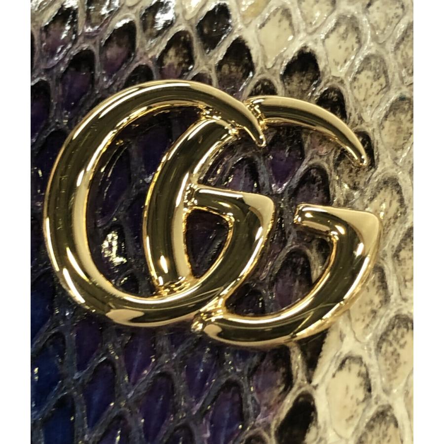 GUCCI パイソンミニ財布L字ファスナー