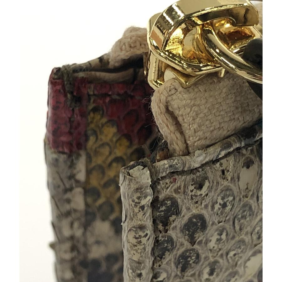 GUCCI パイソンミニ財布L字ファスナー