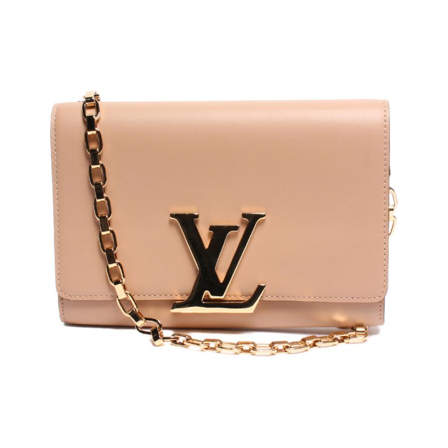ルイヴィトン チェーンショルダーバッグ クラッチバッグ ピンク  
