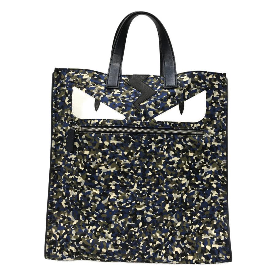 フェンディ トートバッグ 7VA367 モンスター レディース FENDI 中古  