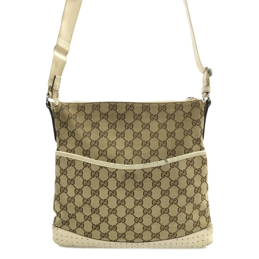 訳あり グッチ ショルダーバッグ 斜め掛け 145857 2123 GGキャンバス  