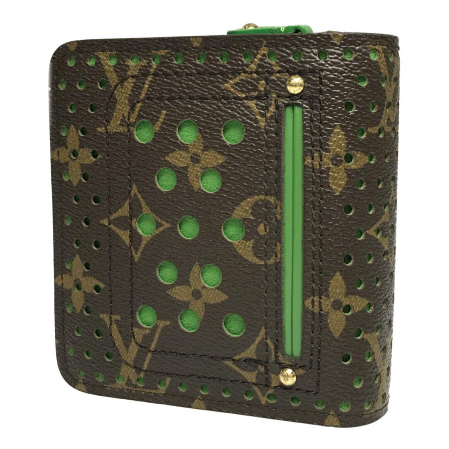LOUIS VUITTON ペルフォ コンパクトジップ 二つ折り財布 パンチング