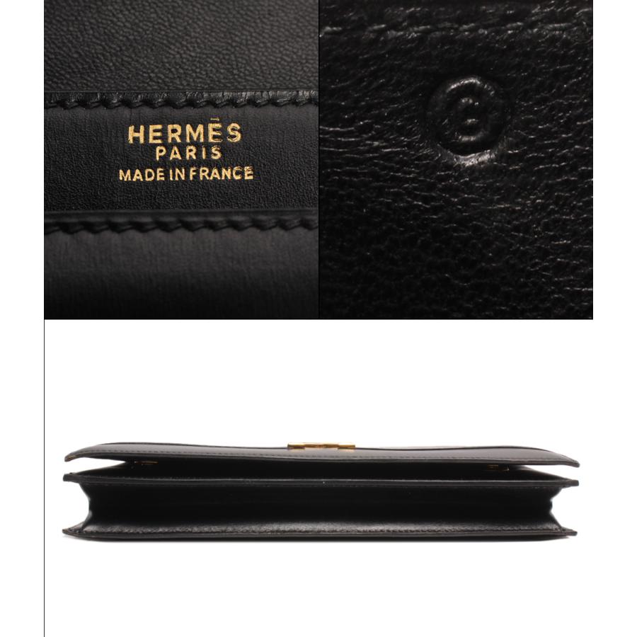 エルメス レザーショルダーバッグ 〇G刻印 ゴールド金具 アニー  