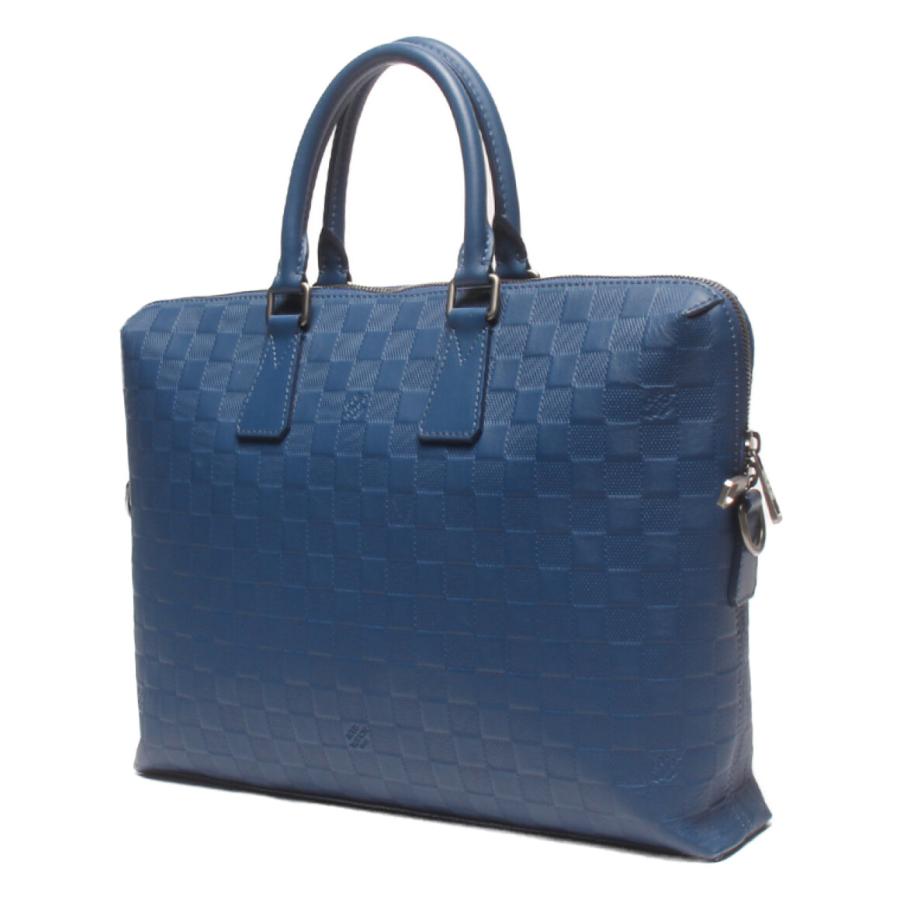 ルイヴィトン　ポルト ドキュマンジュール ダミエアンフィニ ビジネスバッグ LOUIS VUITTON ダミエ アンフィニ PDJ ポルト ドキュマン ジュール