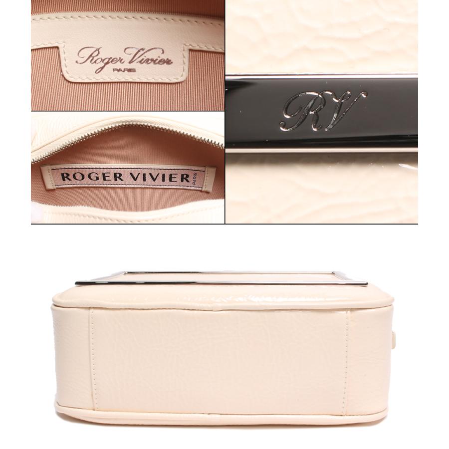 美品 ロジェヴィヴィエ ショルダーバッグ エナメル レディース Roger 
