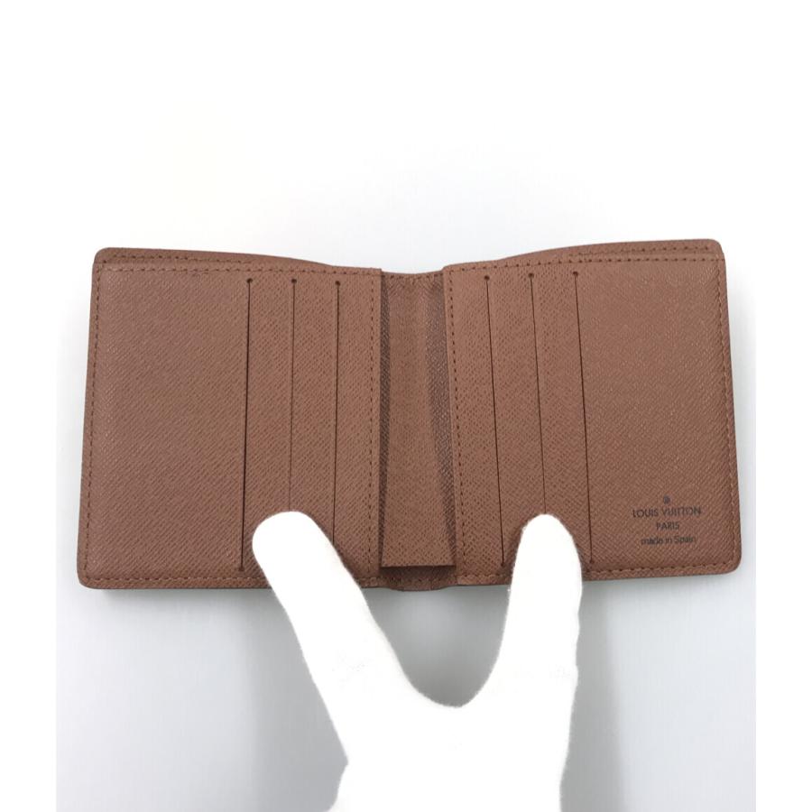美品 ルイヴィトン 二つ折り財布 ポルト ビエ 6カルト クレディ M60929  