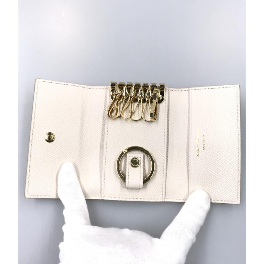 新品未使用　Salvatore Ferragamo 6連キーケース　ヴァラリボン 美品 サルバトーレフェラガモ 6連キーケース ヴァラ レディース