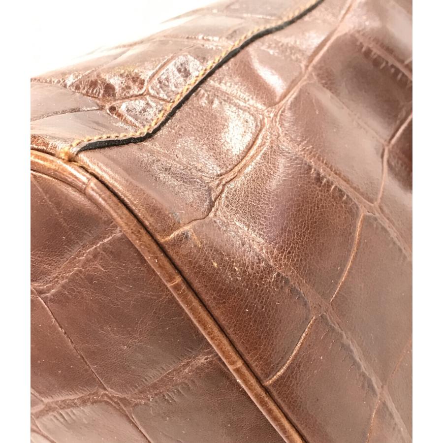 アイグナー 2way 型押しハンドバッグ ショルダーバッグ 斜め掛け  