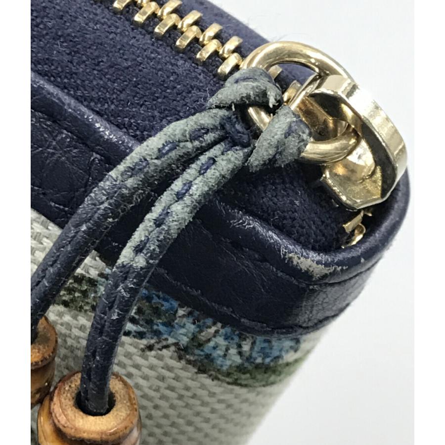 グッチ ラウンドファスナー長財布 花柄 356708 525040 バンブー レディース GUCCI 中古｜hugall｜07