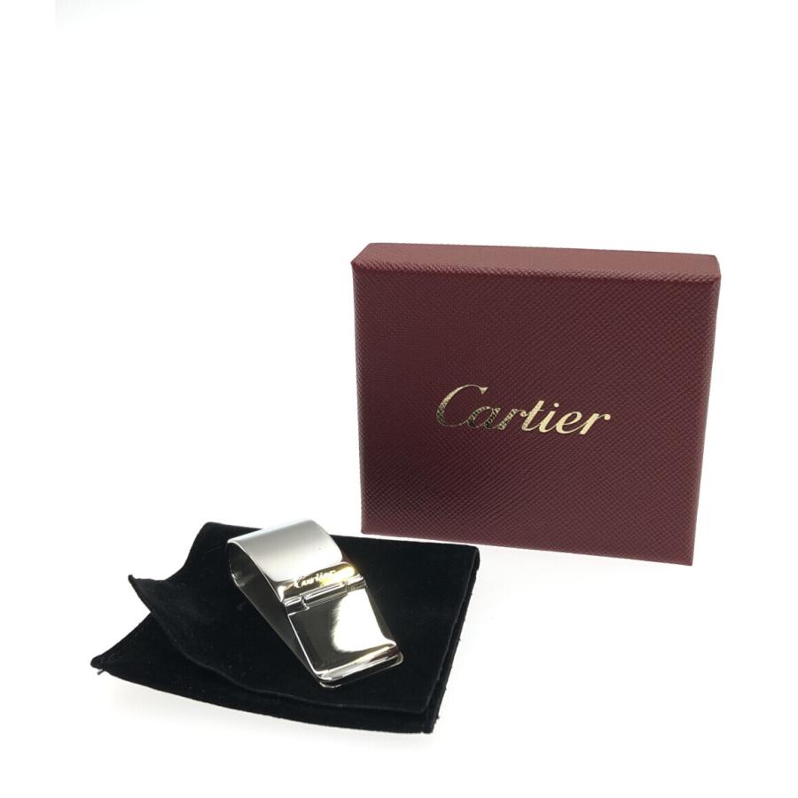 美品 カルティエ マネークリップ シェブロン メンズ Cartier 中古  