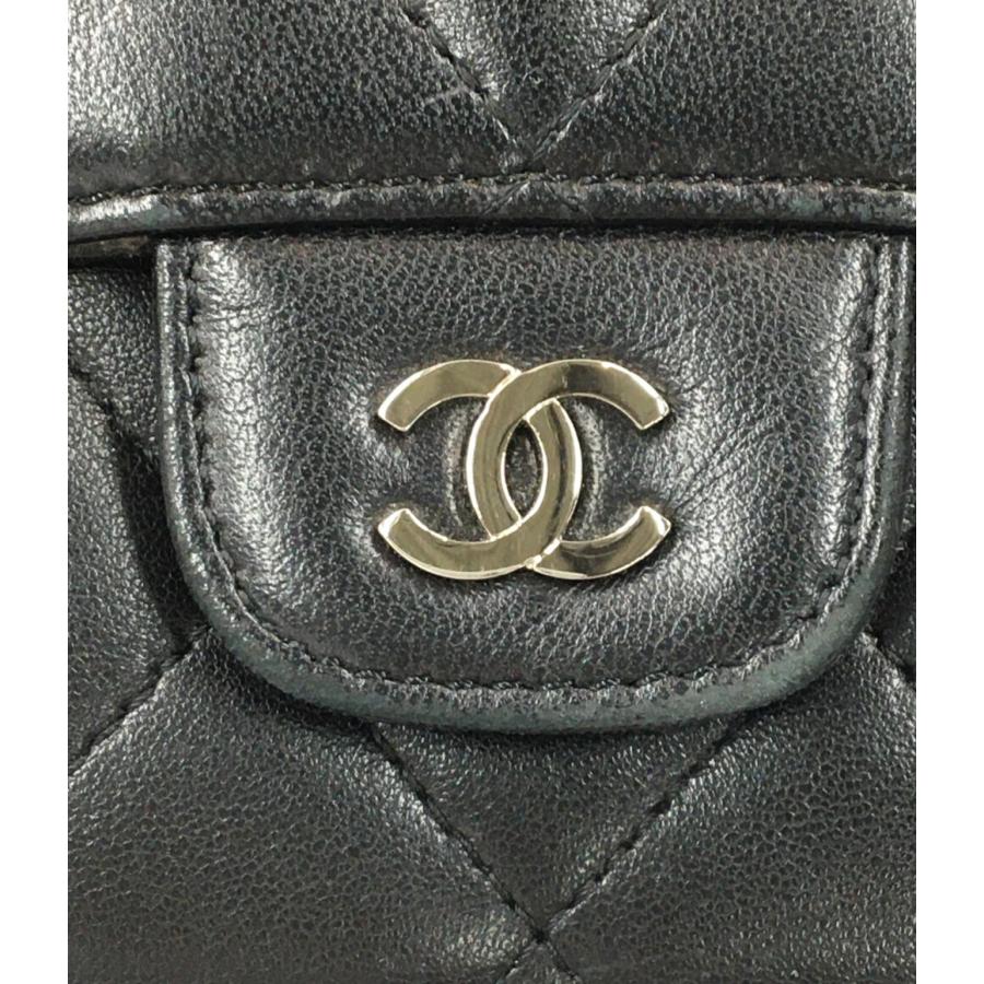 シャネル 長財布 シルバー金具 マトラッセ レディース CHANEL 中古