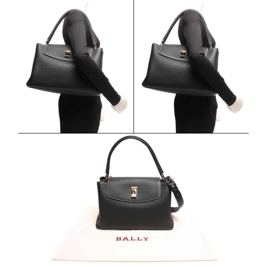 BALLY レザー バッグ　2WAY バリー 2wayレザーハンドバッグ ゴールド金具 トップハンドルバッグ