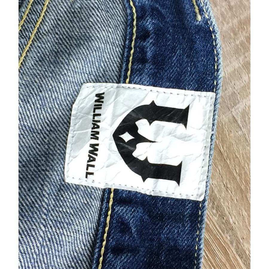 WILLIAM WALL ビルウォールレザー ダメージデニム