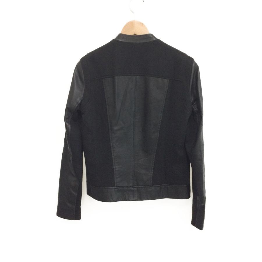 HELMUT LANG ヘルムートラング SIZE P (S) 切替レザージャケット HELMUT LANG ヘルムートラング SIZE P (S) 切替レザージャケット