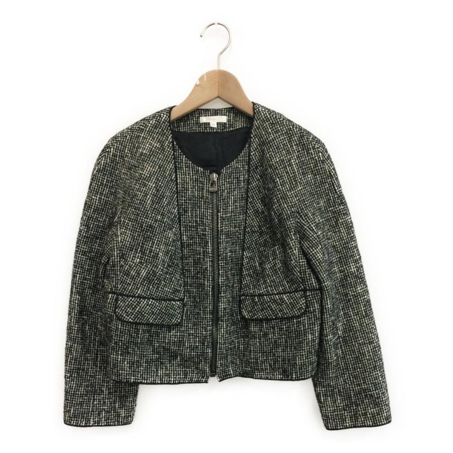 美品 PAULE kA ポールカ テーラードジャケット ブラック ツイード M 美品 PAULE kA ポールカ テーラードジャケット ブラック ツイード M