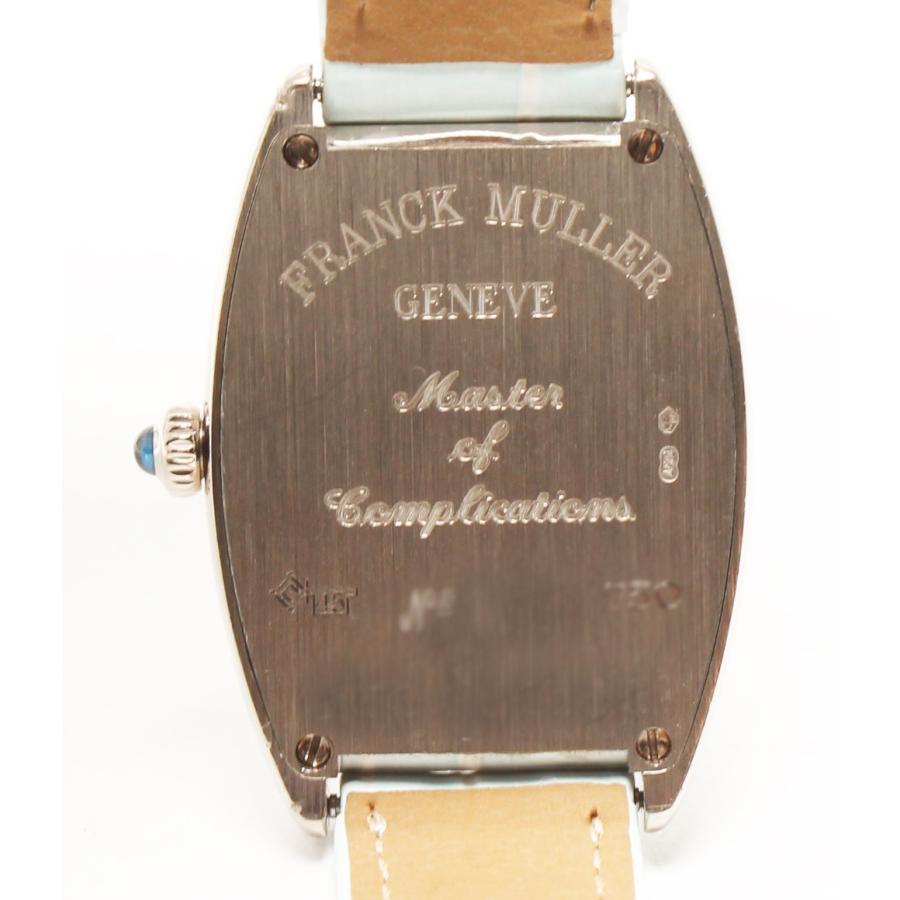 フランクミュラー 30本限定 腕時計 トノーカーベックス 1725QZN.M. クオーツ シルバー FRANCK MULLER レディース  中古｜hugall｜04