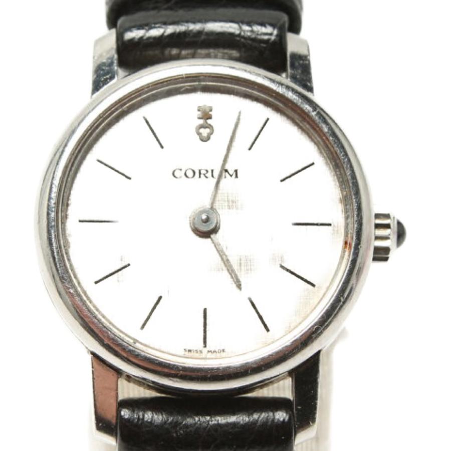 CORUMコルム 手巻きレディース時計 シルバー フルオリジナル稼働品