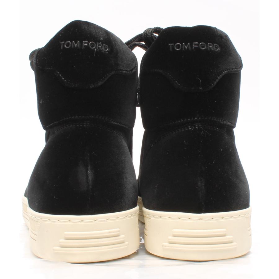 TOM FORD 美品 トムフォード SIZE 10 (L) ベロア ハイカットスニーカー 