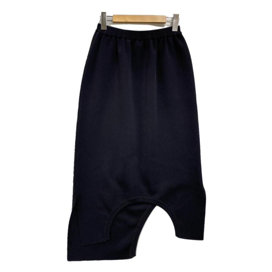 美品 イッセイミヤケ デザインスカート IM13-KG270-15 21AW FOAM KNIT  