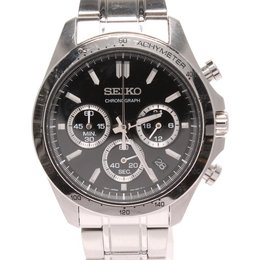 正規品販売! SEIKO セイコー クロノグラフ 腕時計 8T63-00D0