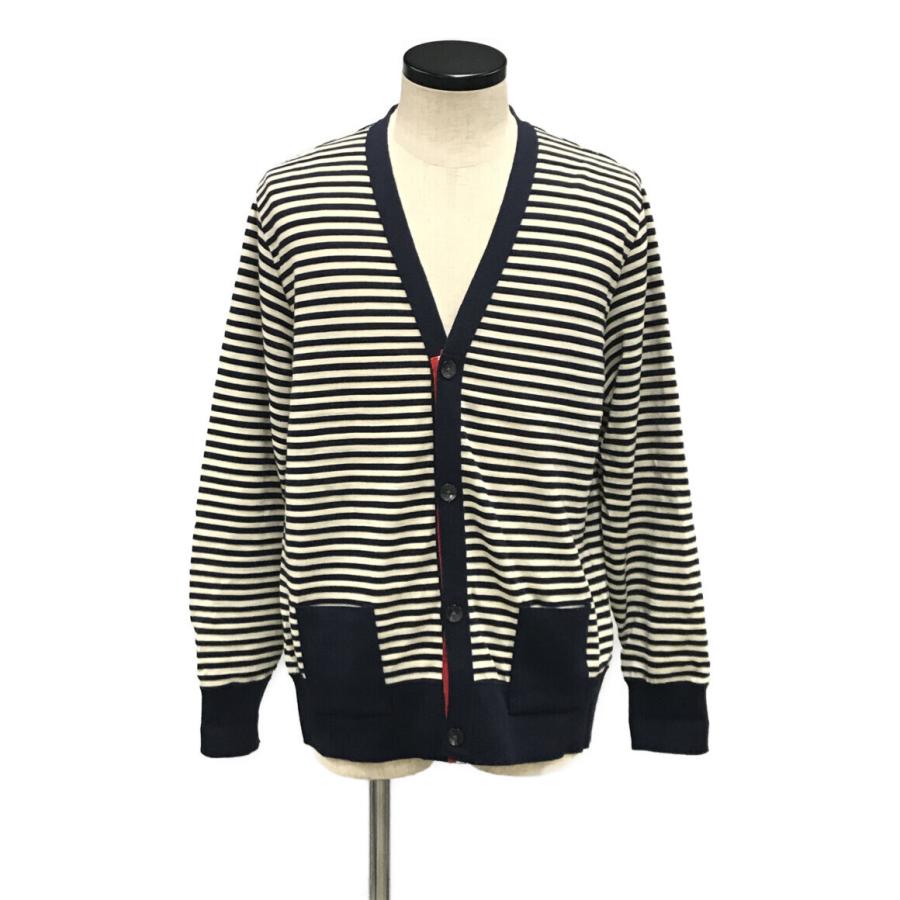 トムブラウン ウールニットカーディガン ボーダー柄 メンズ Size 3 L Thom Browne 中古 Abo Hugall Fashion ハグオール 通販 Yahoo ショッピング