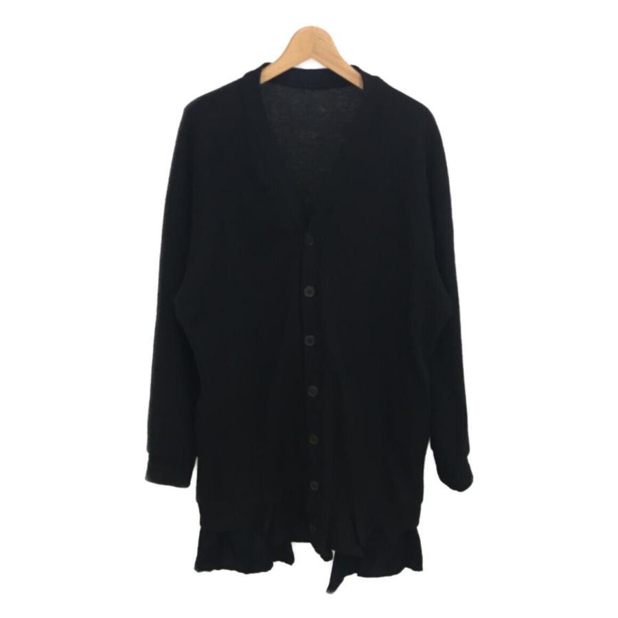 ワイズ カーディガン ドッキングレイヤードカーディガン ブラック  
