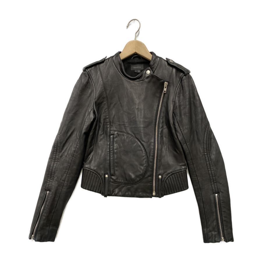 セオリー シングルライダース レザージャケット レディース SIZE 2 (M