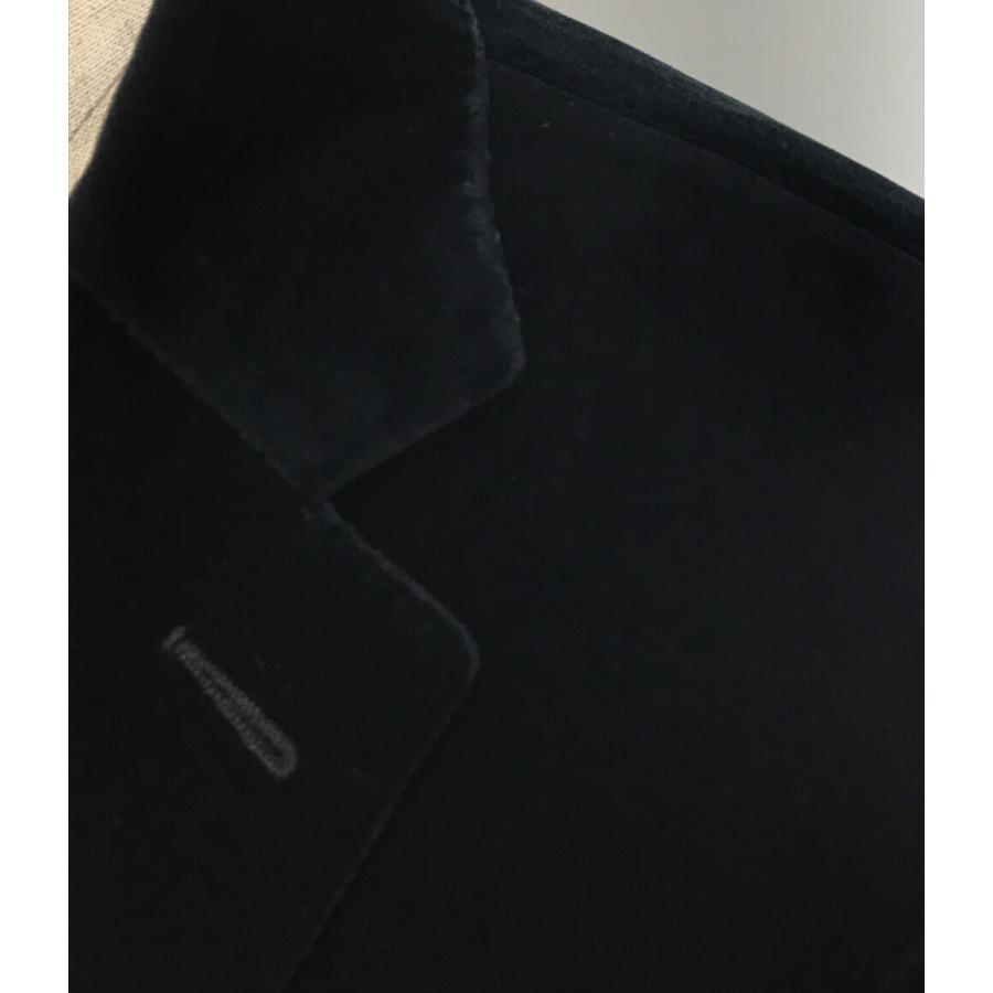 エルメネジルドゼニア ベルベットテーラードジャケット ネイビー 