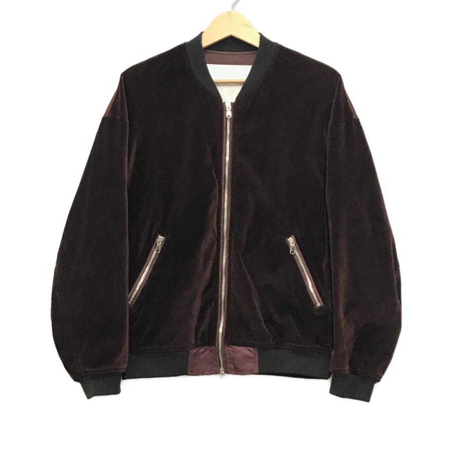 ベロアジャケット ブルゾン 臙脂色 5525 699 0257 メンズ Size S S United Arrows Sons 中古 Abo Hugall Fashion ハグオール 通販 Yahoo ショッピング