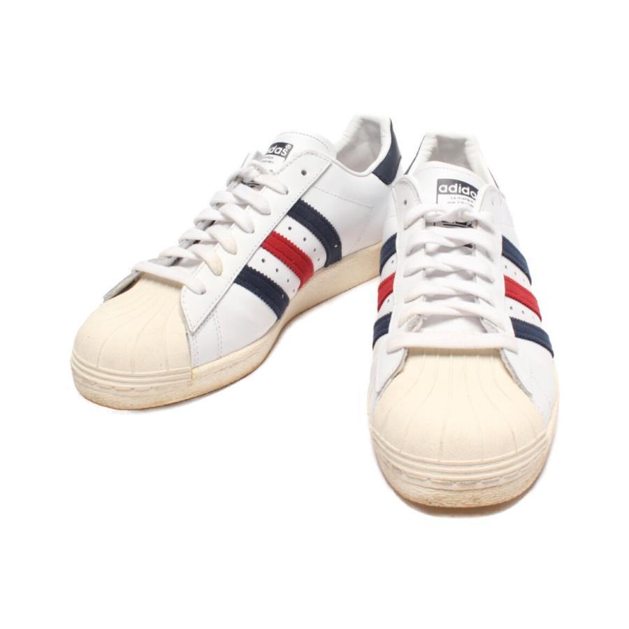 アディダス ローカットスニーカー トリコロール Superstar 80s Aq4654 メンズ Size 27 L Adidas 中古 Abo Hugall Fashion ハグオール 通販 Yahoo ショッピング