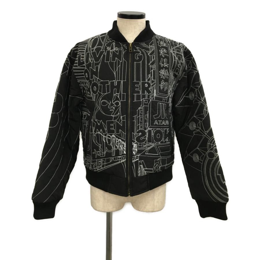 WANNA中綿ブルゾンジャケットボンバージャケットブラックXL