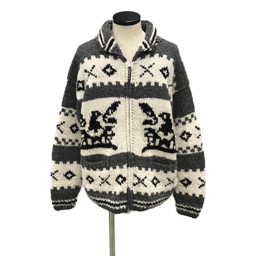 カナタ カウチンセーター ジャケット メンズ (L) Kanata 中古  